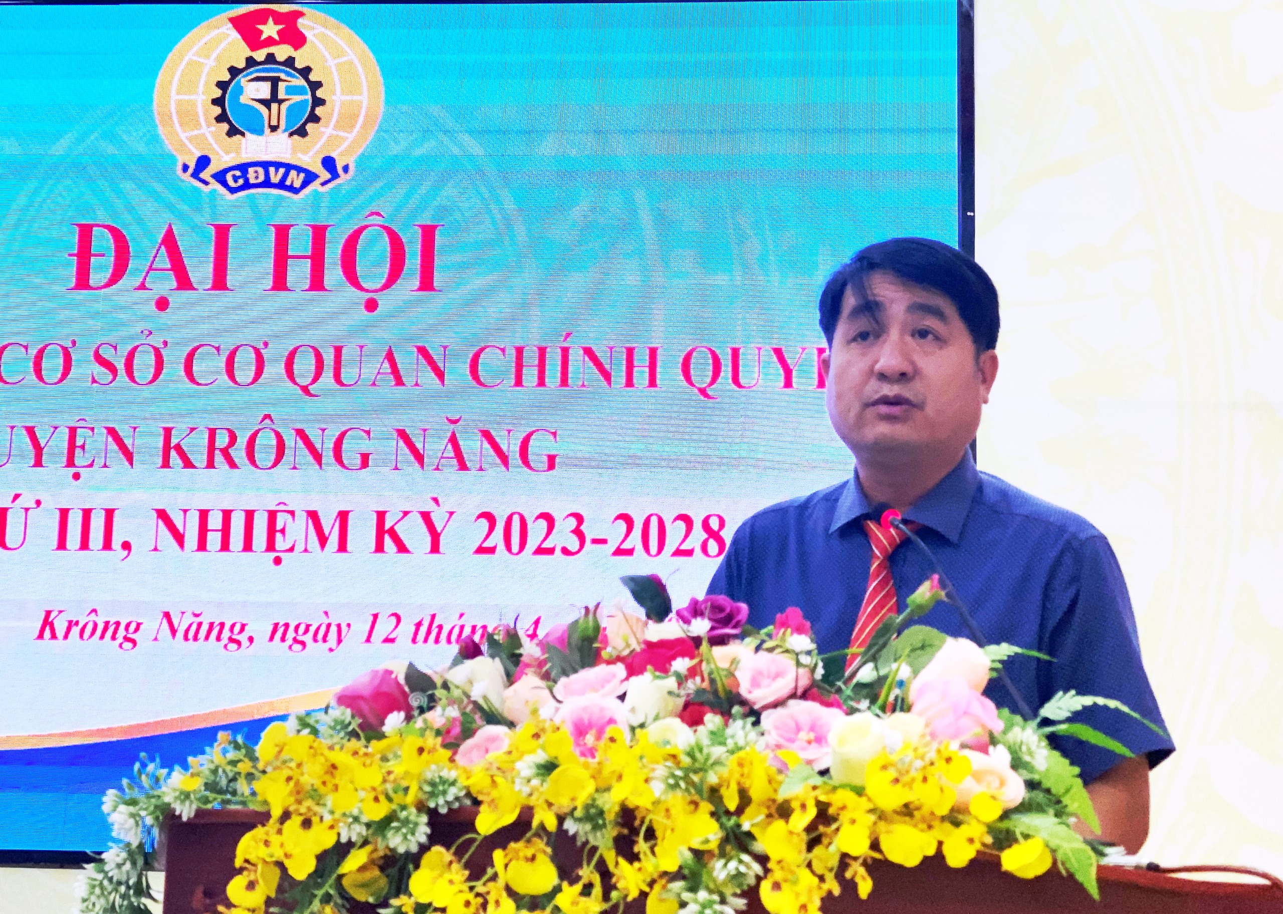 Đại hội Công đoàn cơ quan Chính quyền huyện Krông Năng nhiệm kỳ 2023 -2028