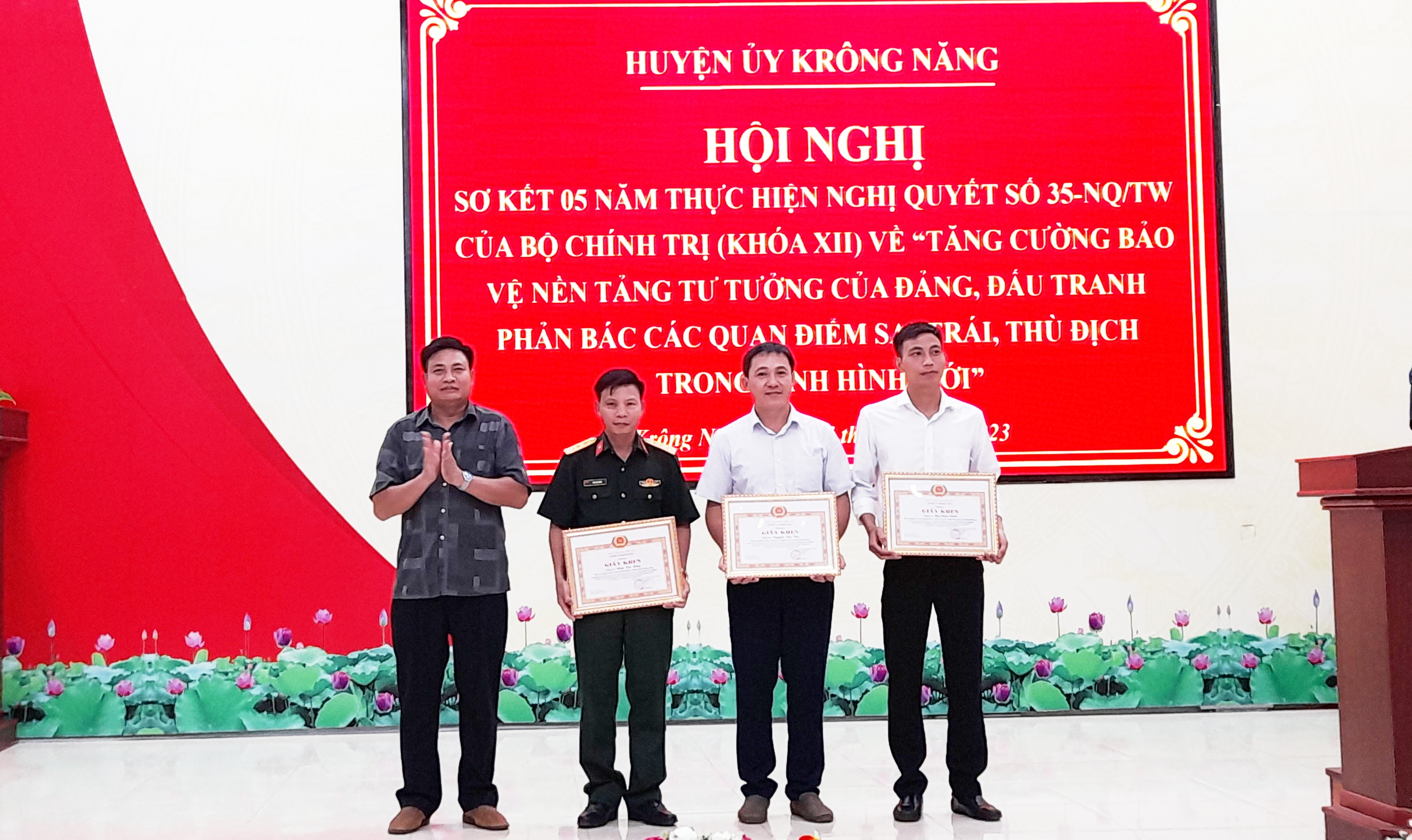 Huyện ủy Krông Năng: Sơ kết 5 năm thực hiện Nghị quyết số 35-NQ/TW của Bộ Chính trị