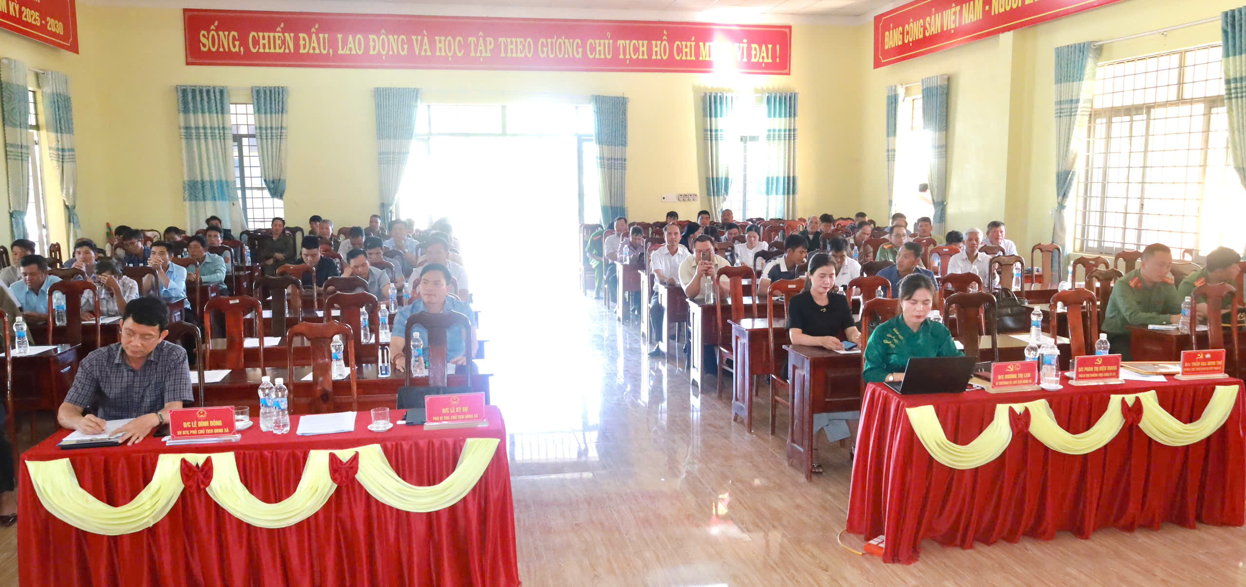 Xã Tam Giang, tỉnh Đăk Lăk: Hội nghị tổng kết công tác bầu cử Đại biểu quốc hội khóa XVI và bầu cử Đại biểu HĐND các cấp nhiệm kỳ 2026 - 2031