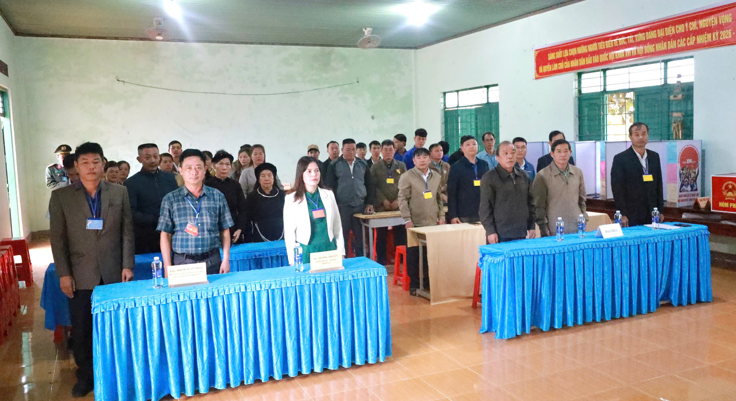 Xã Tam Giang, tỉnh Đăk Lăk khai mạc Ngày hội toàn dân đi Bầu cử