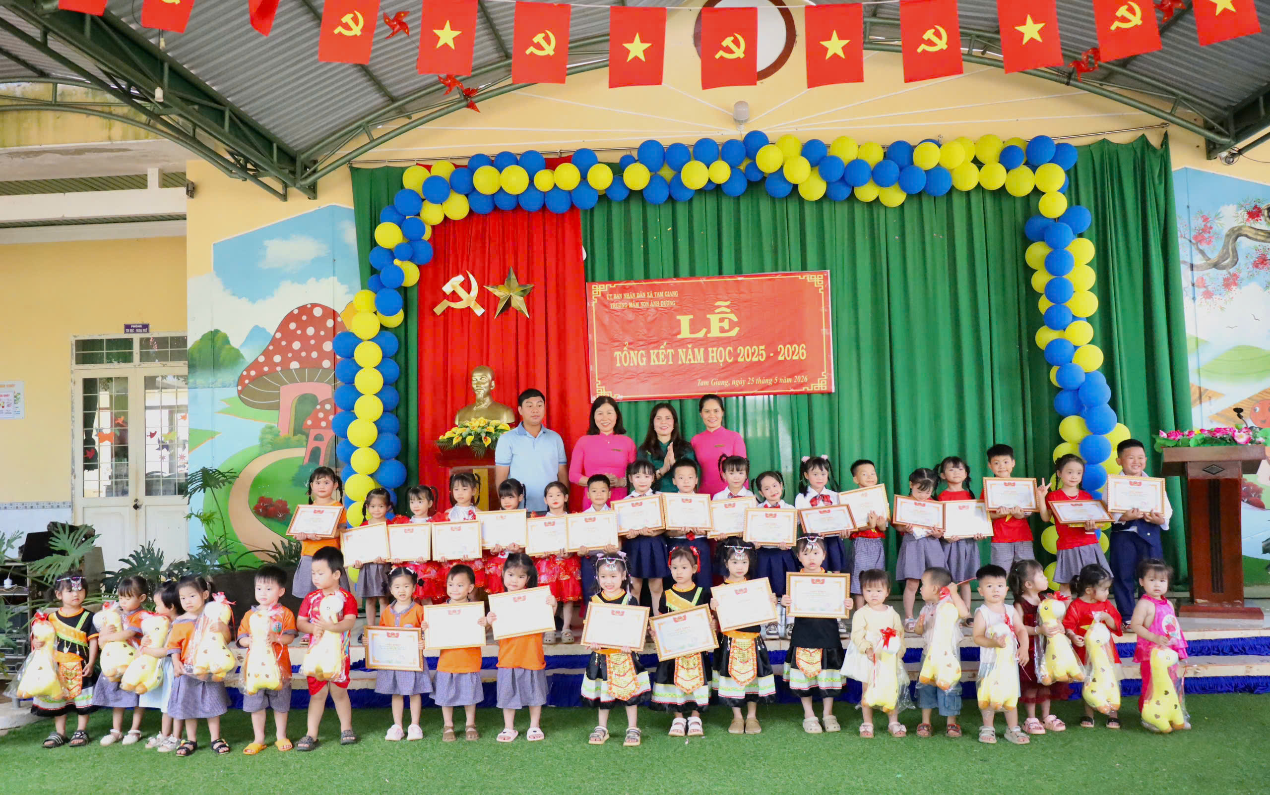 Trường Mầm non Ánh Dương tổng kết năm học 2025 - 2026