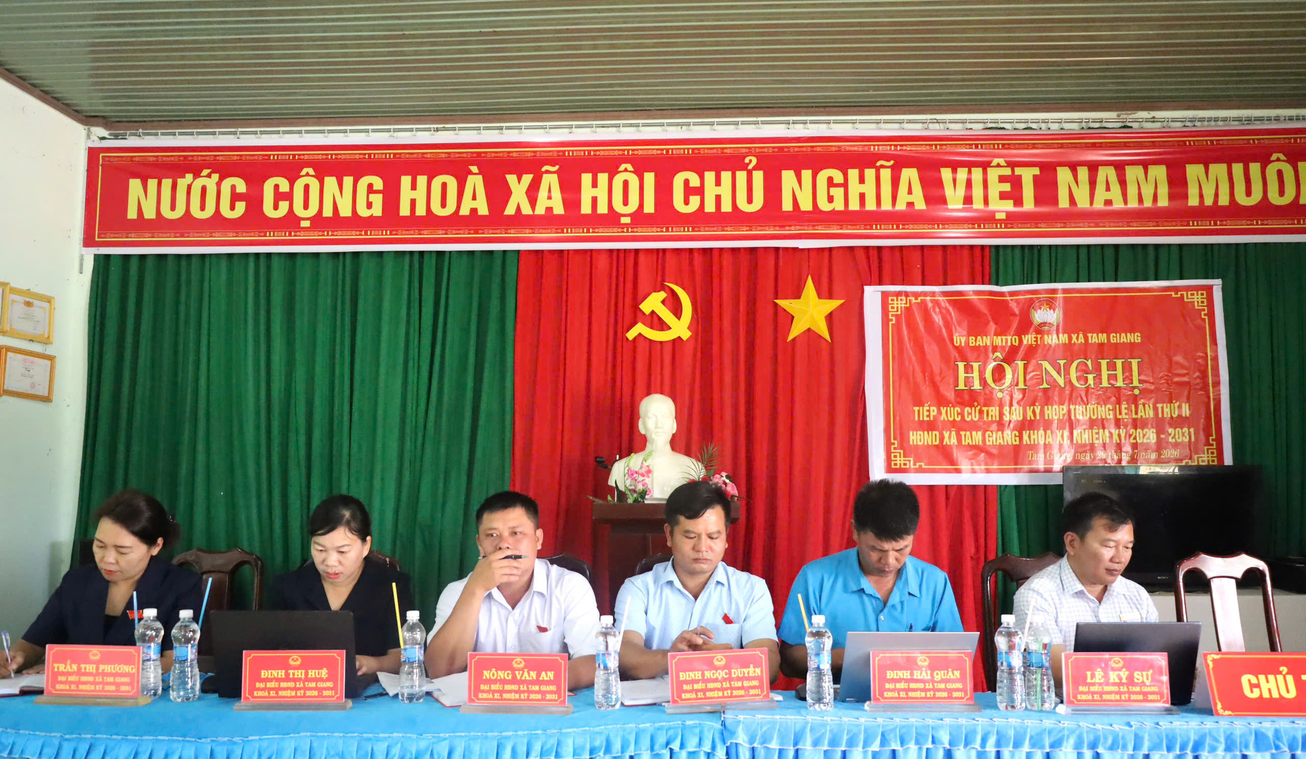 Các Tổ đại biểu HĐND xã Tam Giang tiếp xúc cử tri sau Kỳ họp thường lệ lần thứ Hai khóa XI, nhiệm kỳ 2026 – 2031